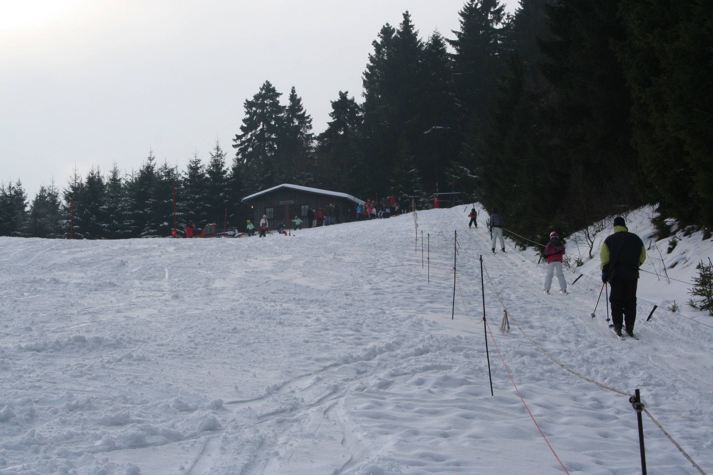 Blick auf Bergstation/Liftstüble 18012009